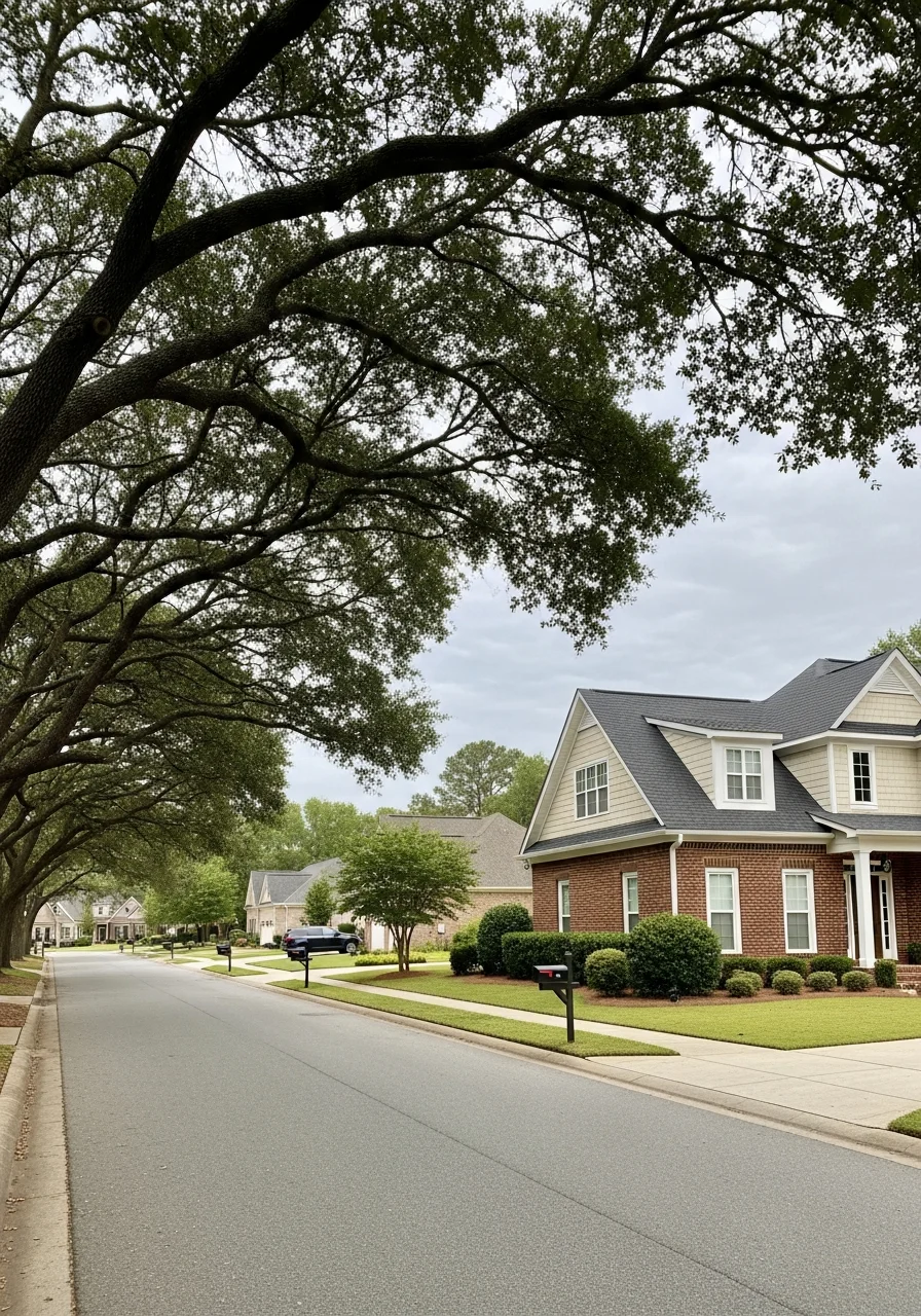 Chapin home exterior with welcoming entrance, traditional styling, and community setting.