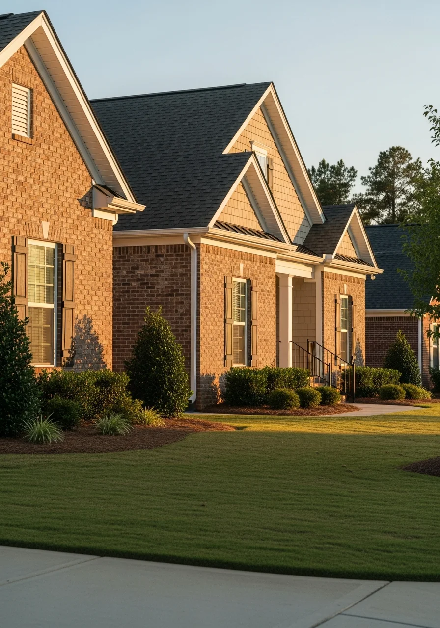 Lexington home exterior with welcoming entrance, professional finishing, and well-maintained property.